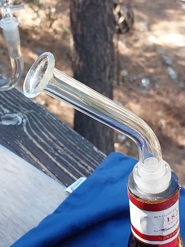 Glass Mouthpiece - 14mm Male With Matching Female Adapter for   Your Bong