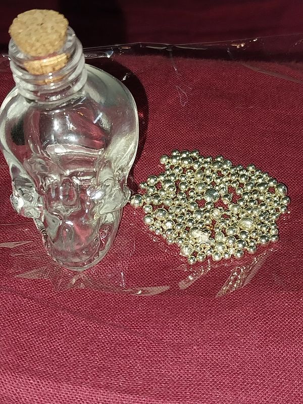 Sterling Silver Casting Grain – 10 Grams in Skull Bottle FREE Shipping!