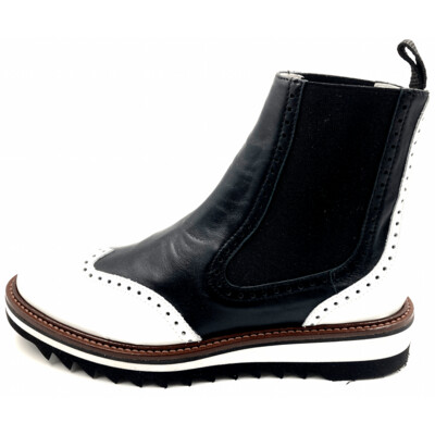 Angolo Blu Boots 9421 nero bianco