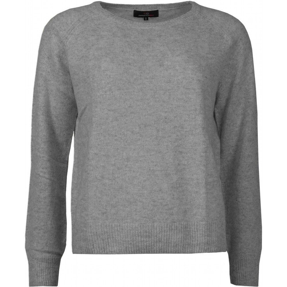 ? Zwillingsherz Pullover Cashmere Blogger grau