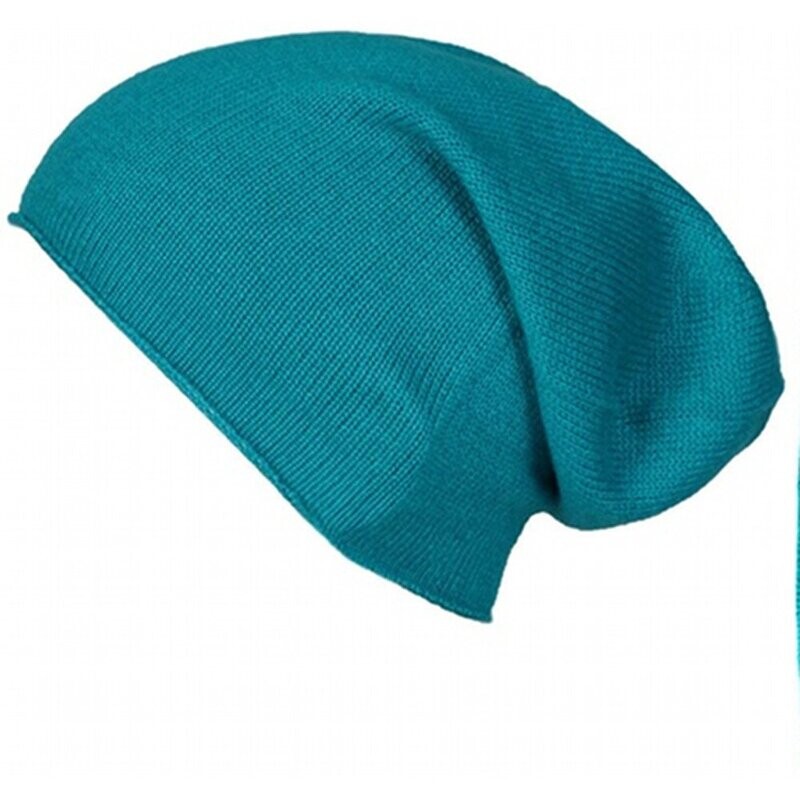 Zwillingsherz Beanie 100% Cashmere petrol