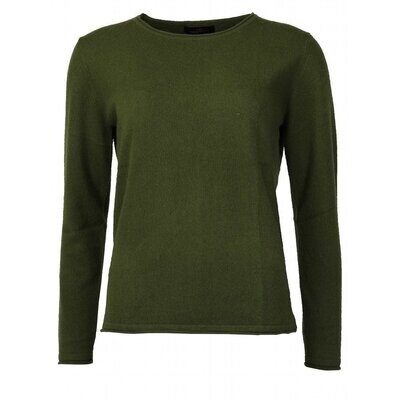 Zwillingsherz Pullover Cashmere loden
