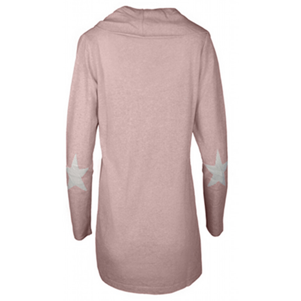 ? Zwillingsherz Cashmere Jacke "Classic Star" rosa