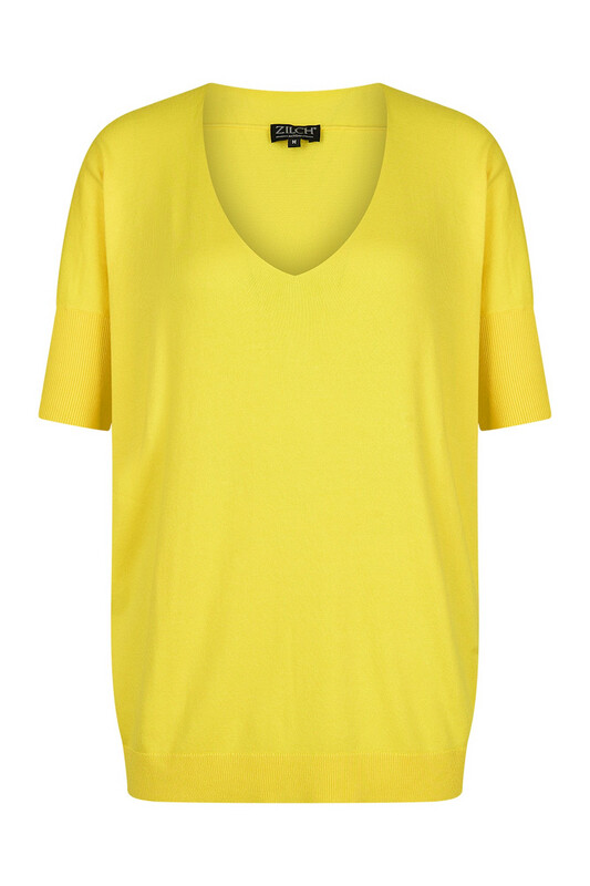 Zilch Pullover Bambus V—A gelb Zilch Pullover Bambus V—A gelb