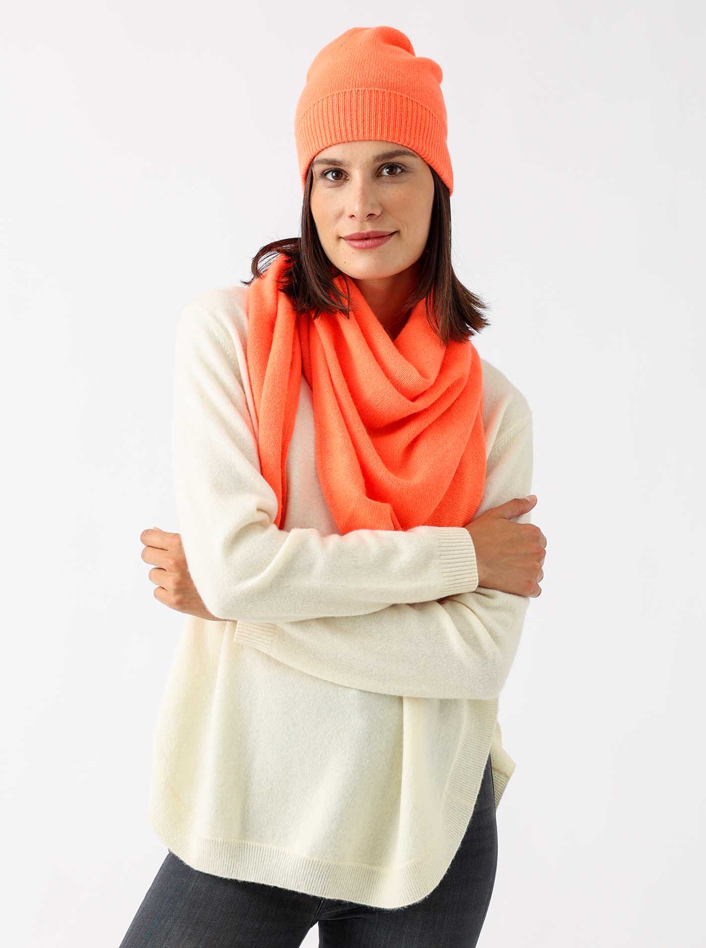 ? Zwillingsherz 100% Kaschmir Dreieckstuch 