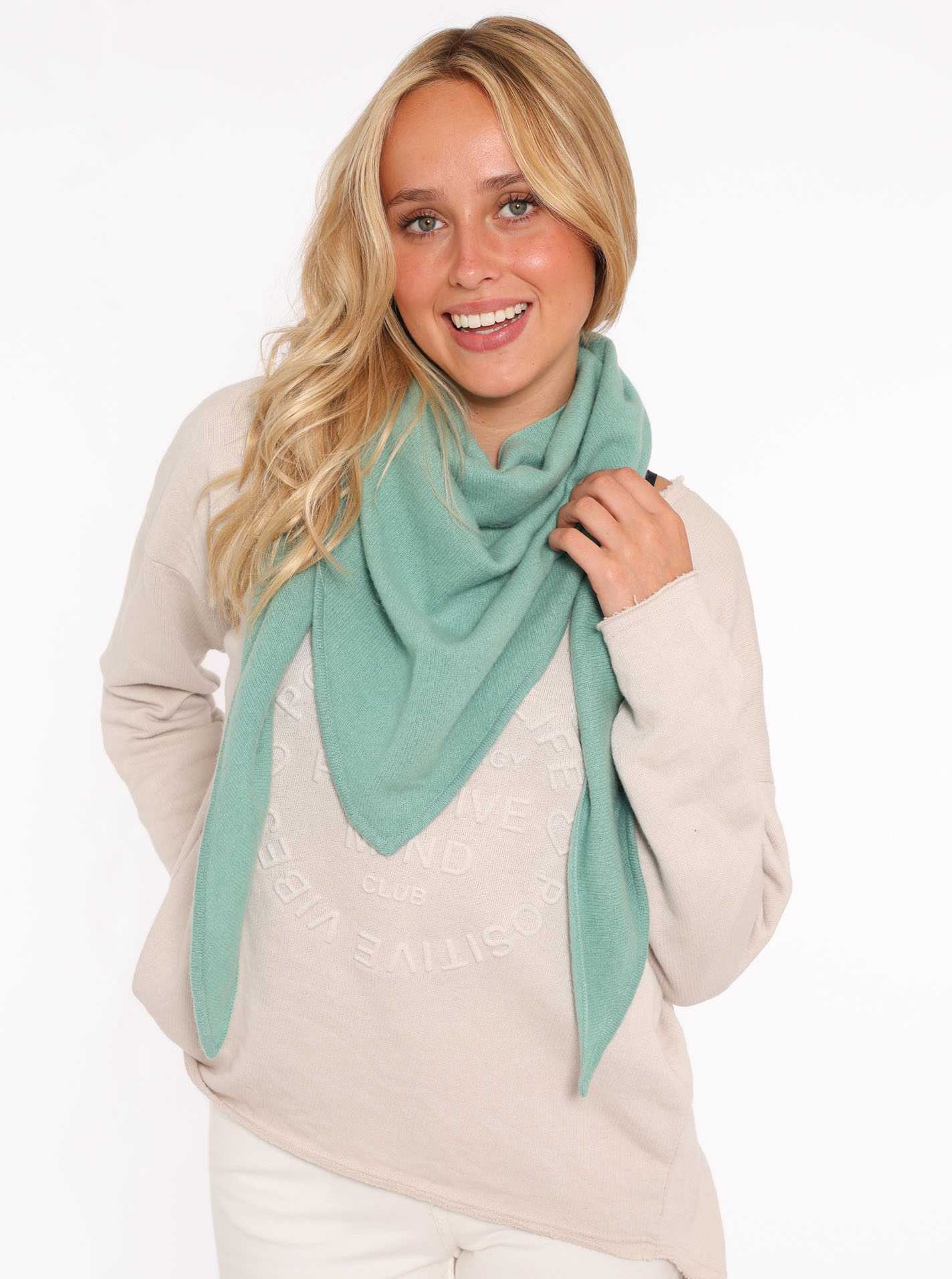 ? Zwillingsherz 100% Kaschmir Dreieckstuch 