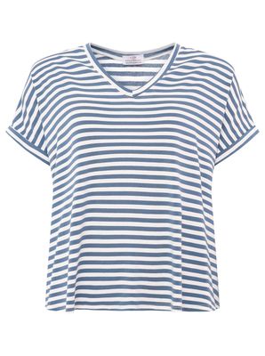 ? Zwillingsherz Shirt Streifen blau ? Zwillingsherz Shirt Streifen blau