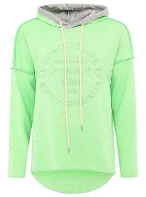 ? Zwillingsherz Hoodie neongrün ? Zwillingsherz Hoodie neongrün