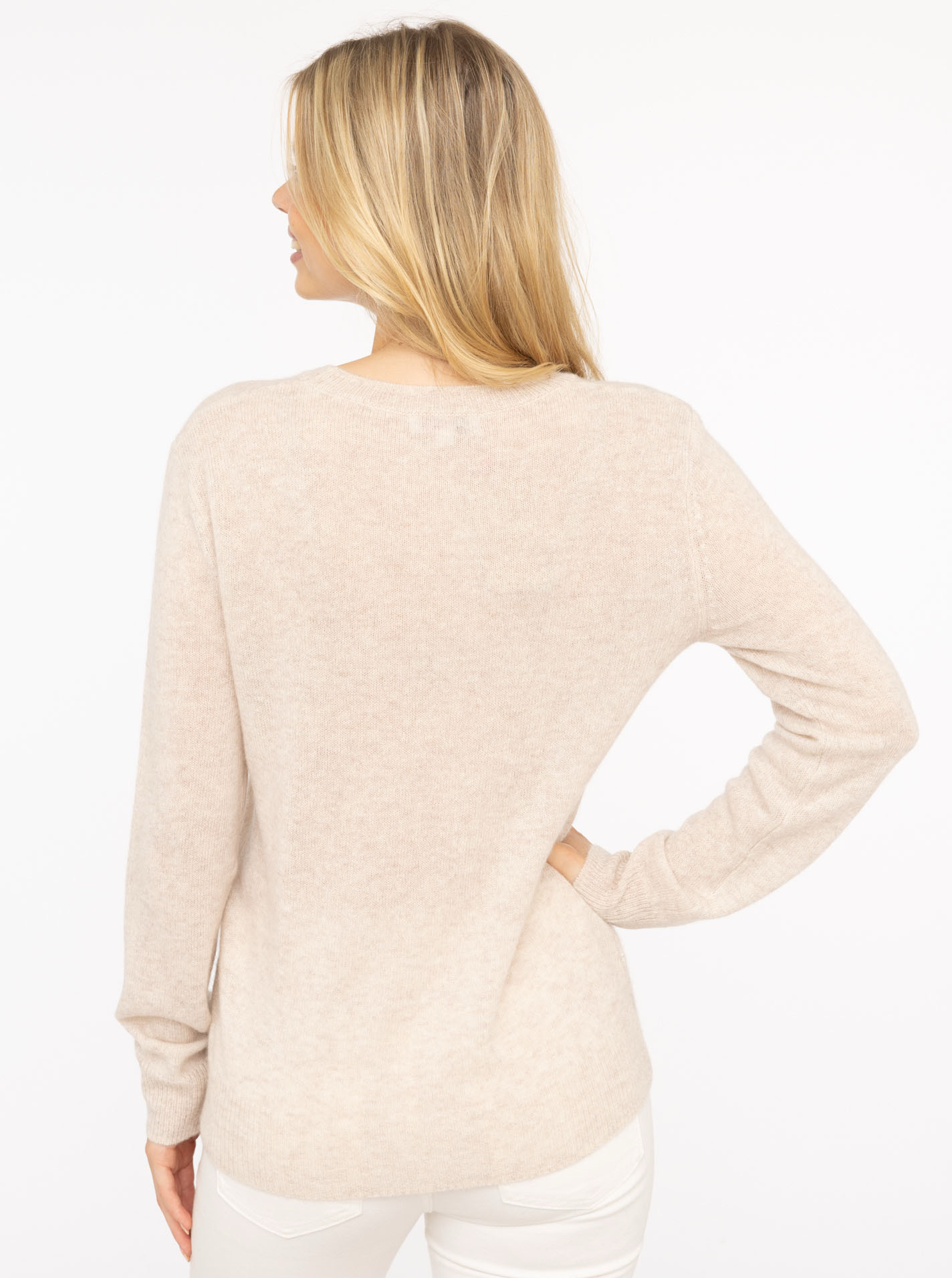? Zwillingsherz 100% Cashmere Rundhals Pullover 