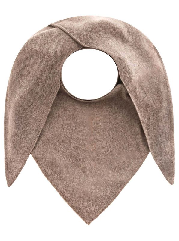 ? Zwillingsherz 100% Kaschmir Dreieckstuch "Uni" taupe