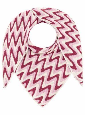 ? Zwillingsherz Dreieckstuch „Winter Waves“ altrosa ? Zwillingsherz Dreieckstuch „Winter Waves“ altrosa