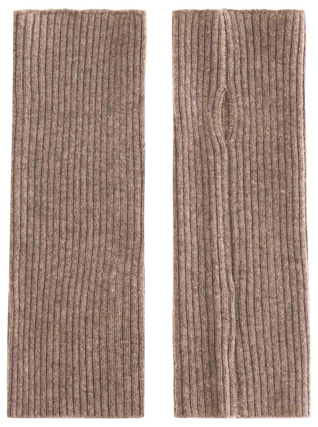 ? Zwillingsherz Stulpen 100% Cashmere taupe