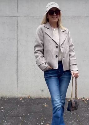 All.You.Knit Wolljacke Maria beige All.You.Knit Wolljacke Maria beige