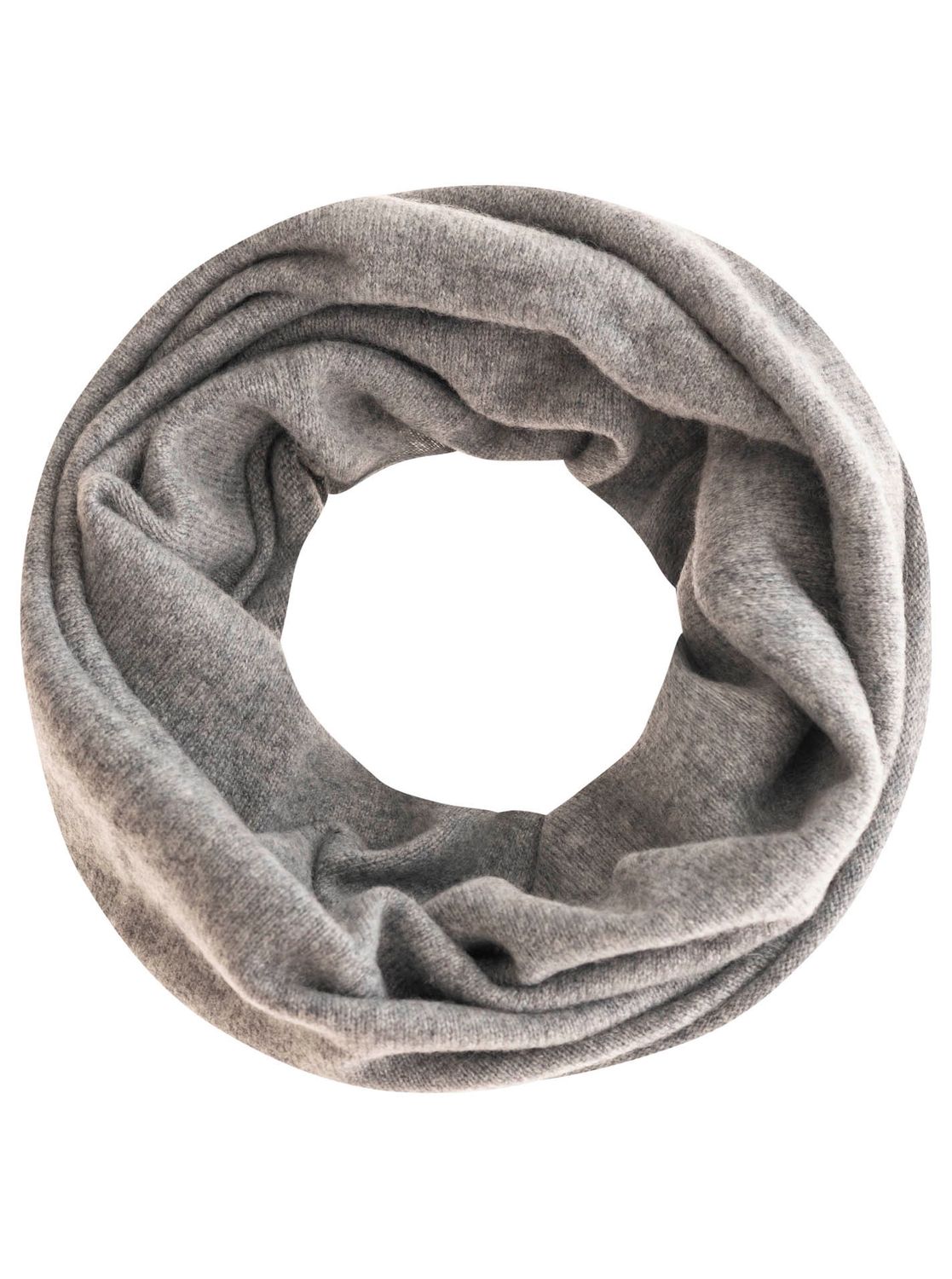 ? Zwillingsherz Loop 100% CASHMERE mittelgrau ? Zwillingsherz Loop 100% CASHMERE mittelgrau