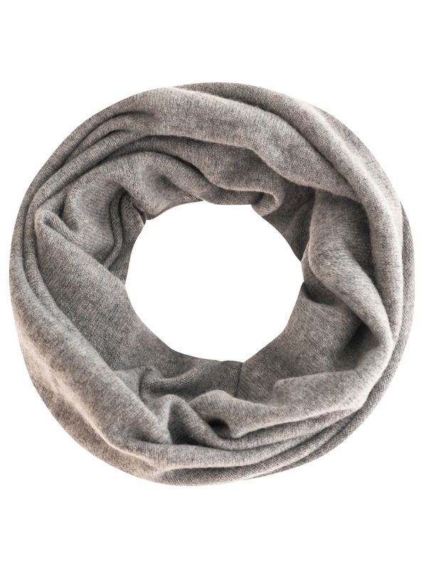 ? Zwillingsherz Loop 100% CASHMERE mittelgrau ? Zwillingsherz Loop 100% CASHMERE mittelgrau