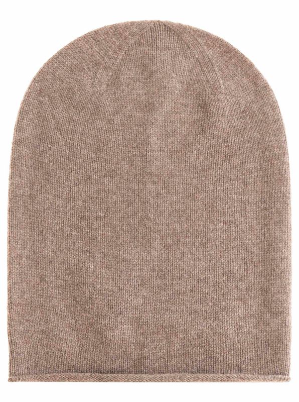 ? Zwillingsherz Beanie 100% CASHMERE taupe ? Zwillingsherz Beanie 100% CASHMERE taupe