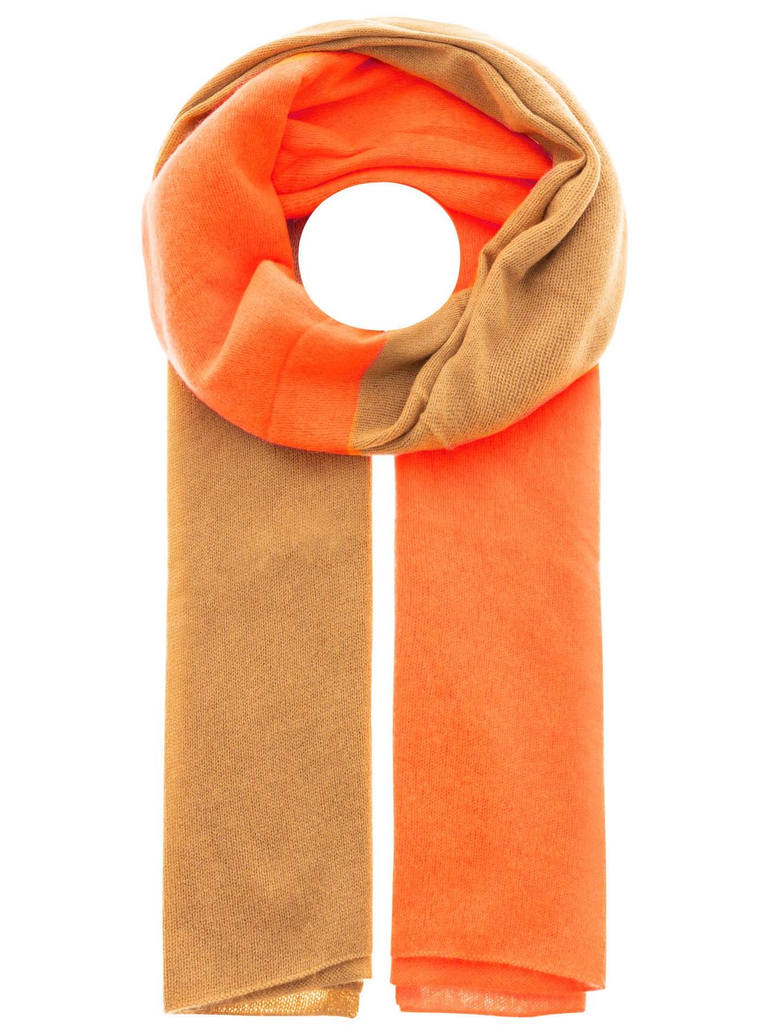 ? Zwillingsherz 100% Cashmere XXL Stola  ? Zwillingsherz 100% Cashmere XXL Stola "Zweifarbig" camel