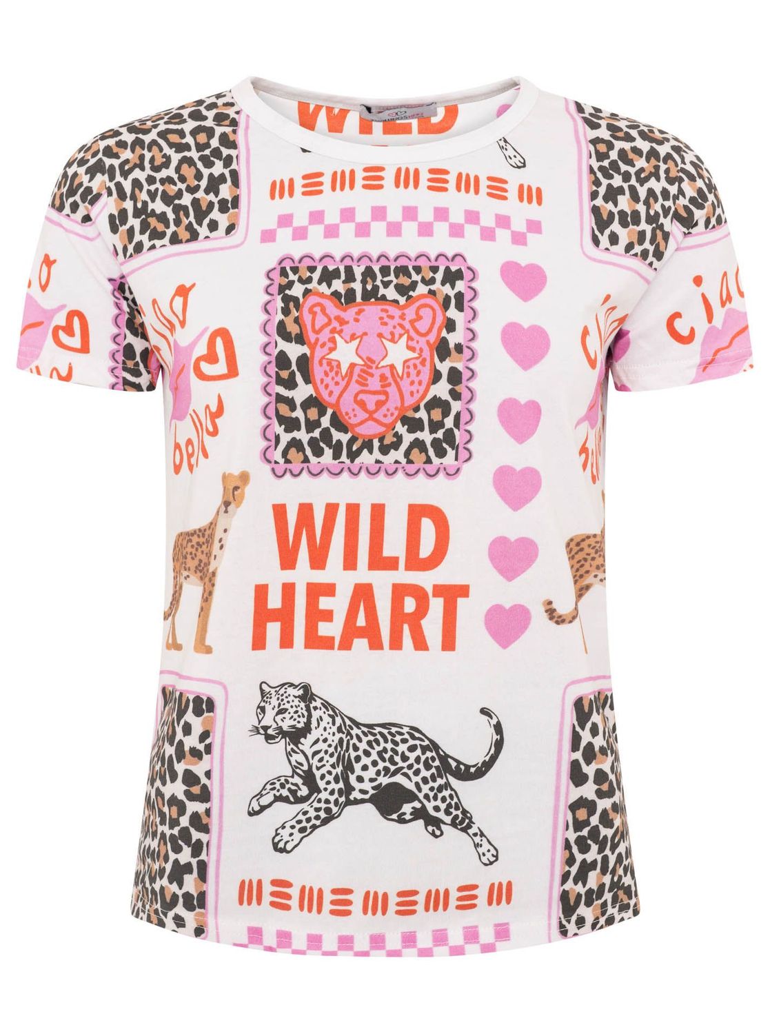 ? Zwillingsherz T—Shirt Wild at Heart rosa