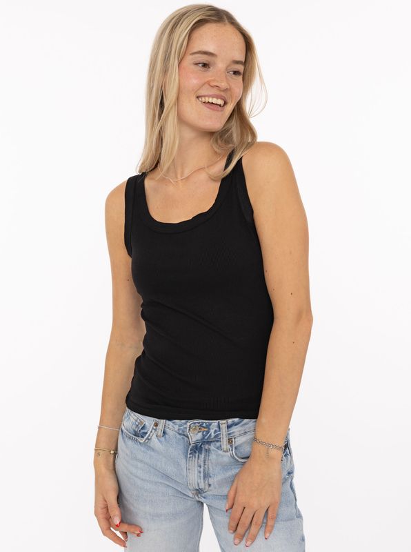 ?Zwillingsherz Tanktop schwarz