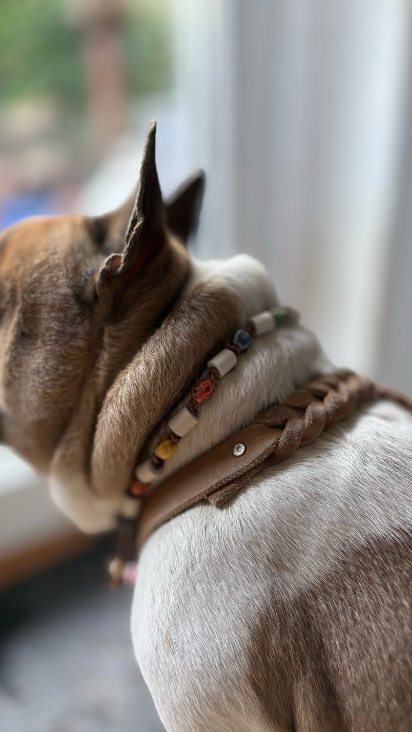 EM—Keramikkette LOUIS mit handgearbeiteten Keramik-Perlen