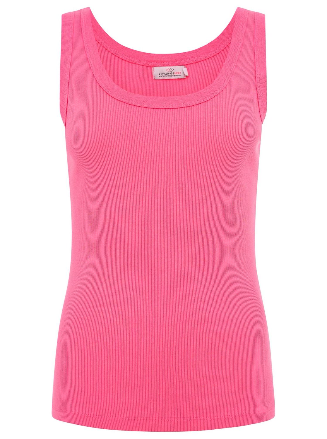 ?Zwillingsherz Tanktop stone washed pink ?Zwillingsherz Tanktop stone washed pink