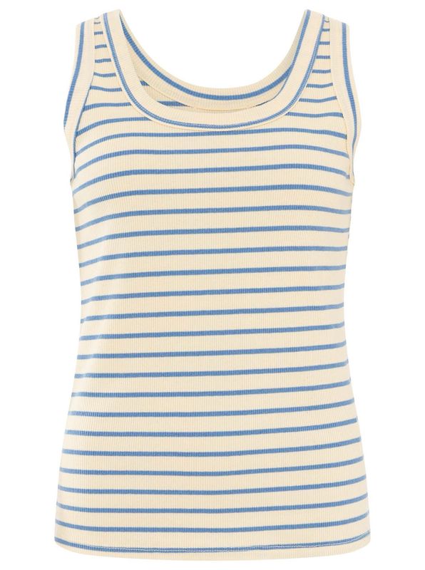 ? Zwillingsherz Tanktop Stripe hellblau 