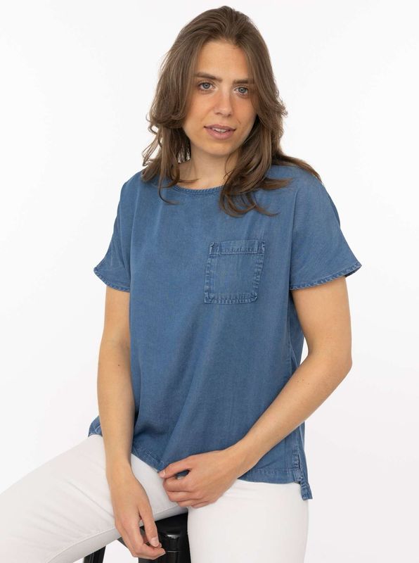 ? Zwillingsherz Bluse Lyocell Jeans