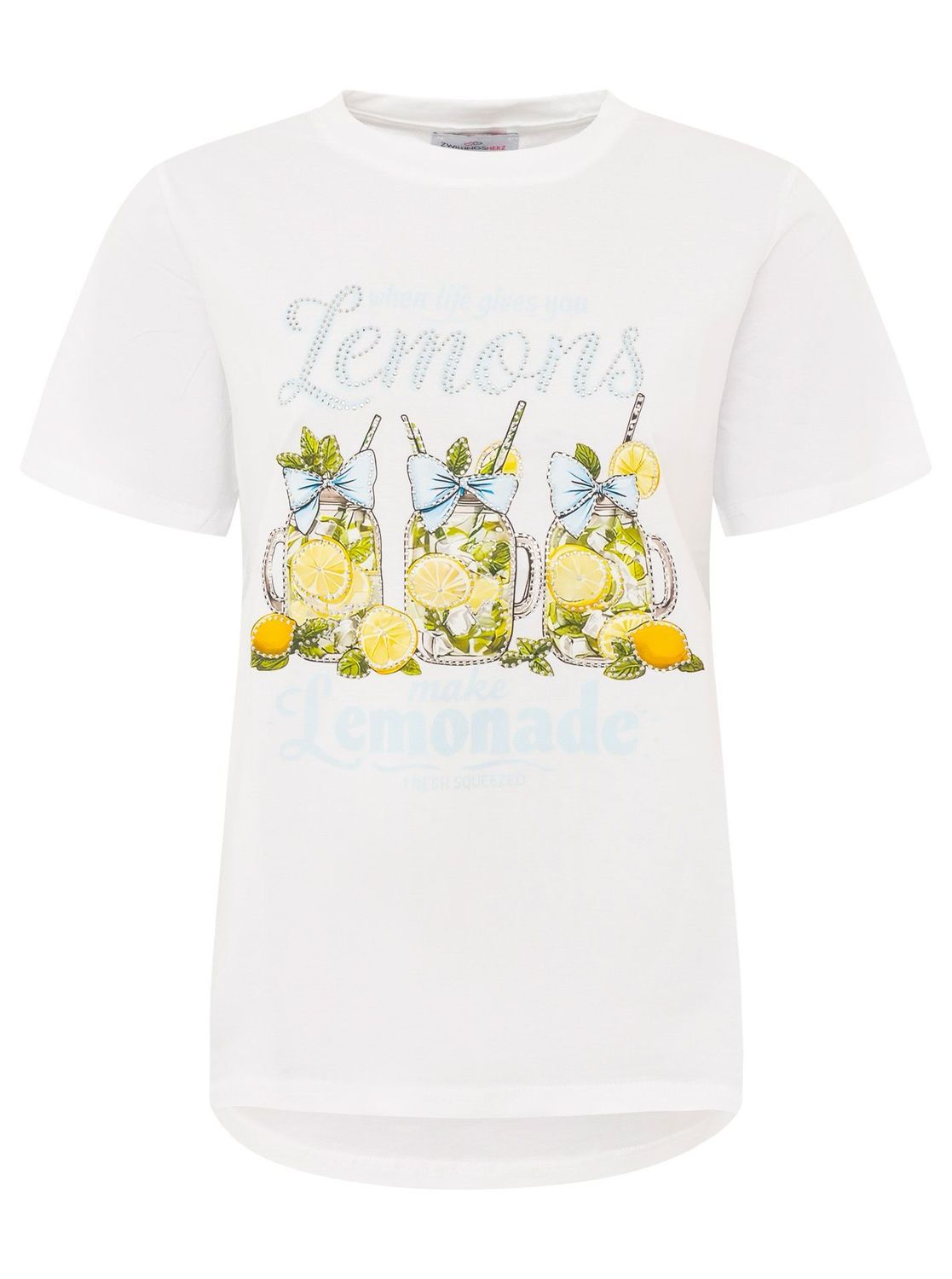 ? Zwillingsherz Shirt LEMON blau ? Zwillingsherz Shirt LEMON blau