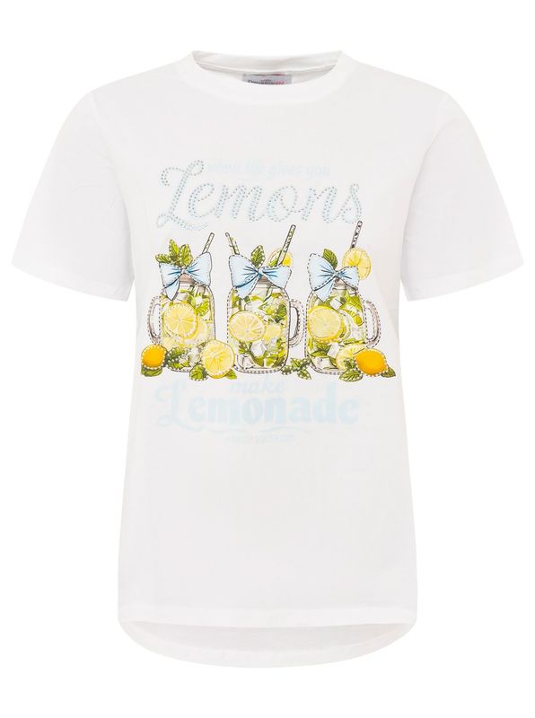 ? Zwillingsherz Shirt LEMON blau