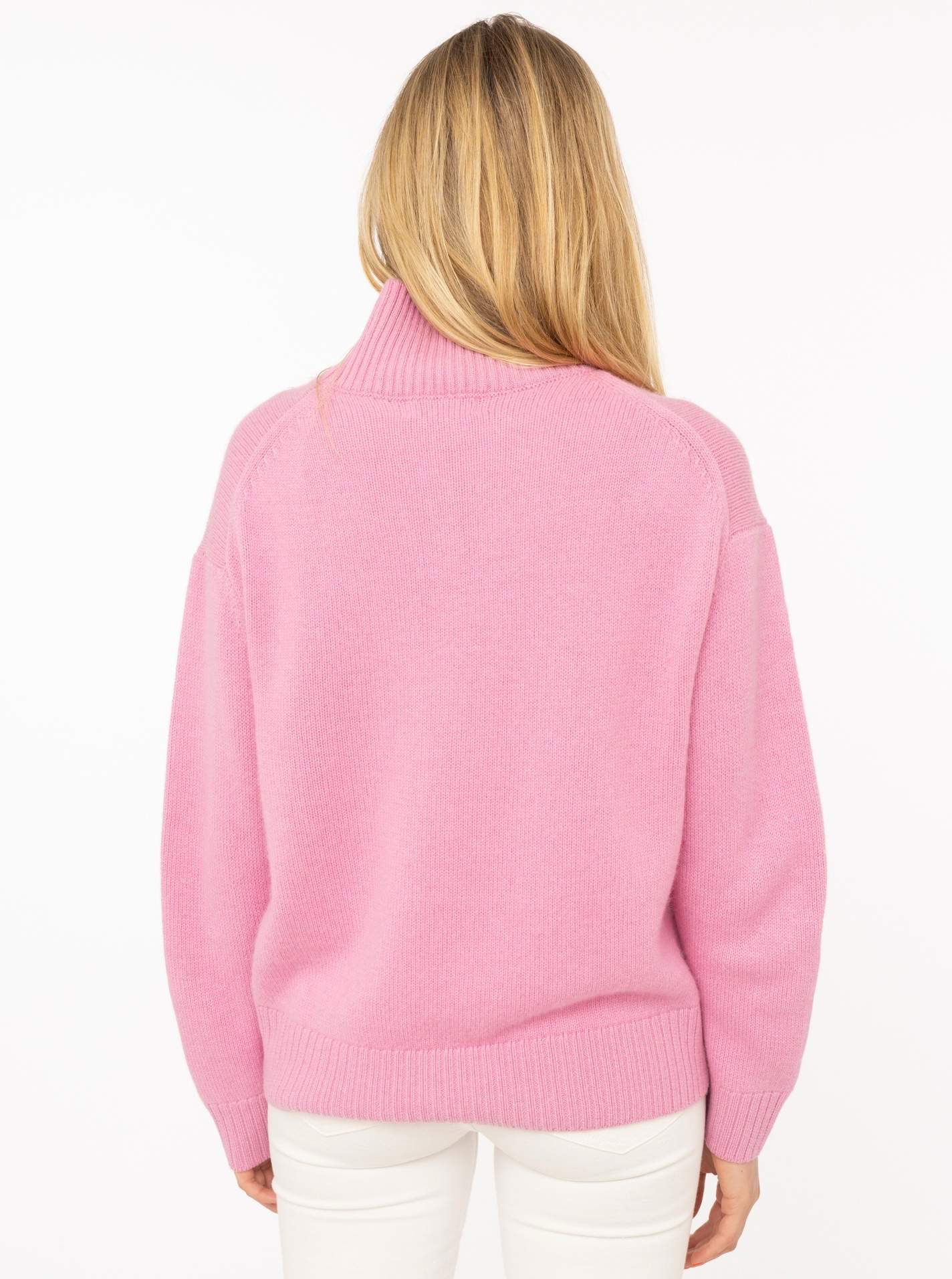 ? Zwillingsherz Pullover 100% Cashmere BOLD Rosa 
