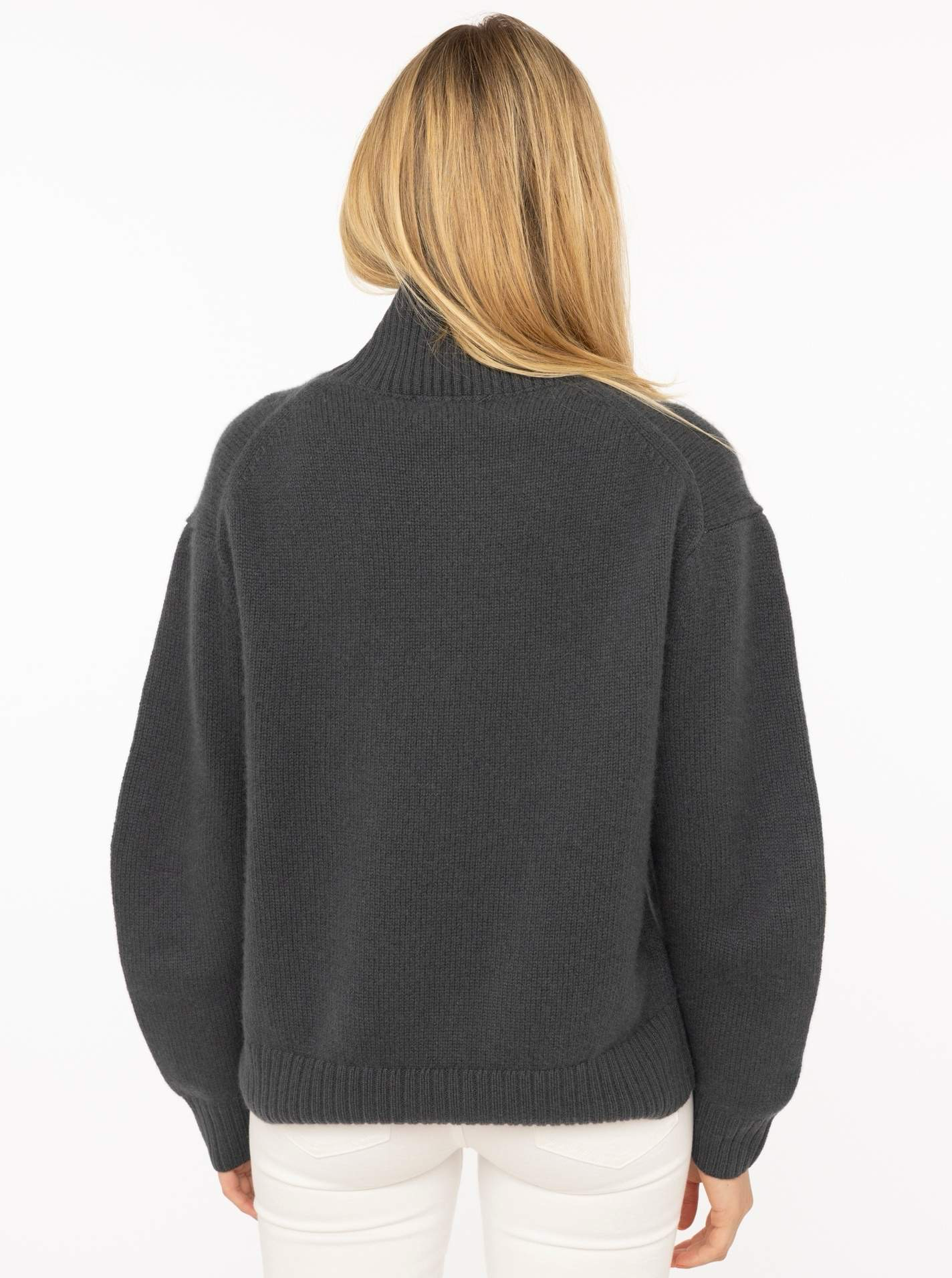 ? Zwillingsherz Pullover 100% Cashmere BOLD anthrazit 