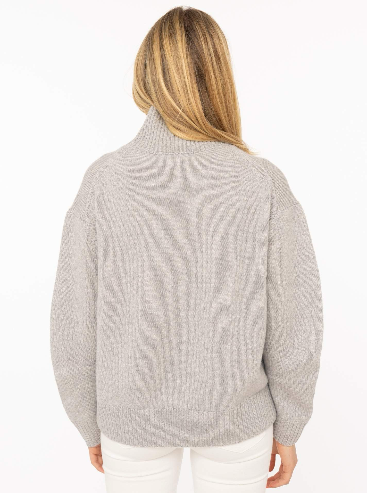 ? Zwillingsherz Pullover 100% Cashmere BOLD hellgrau