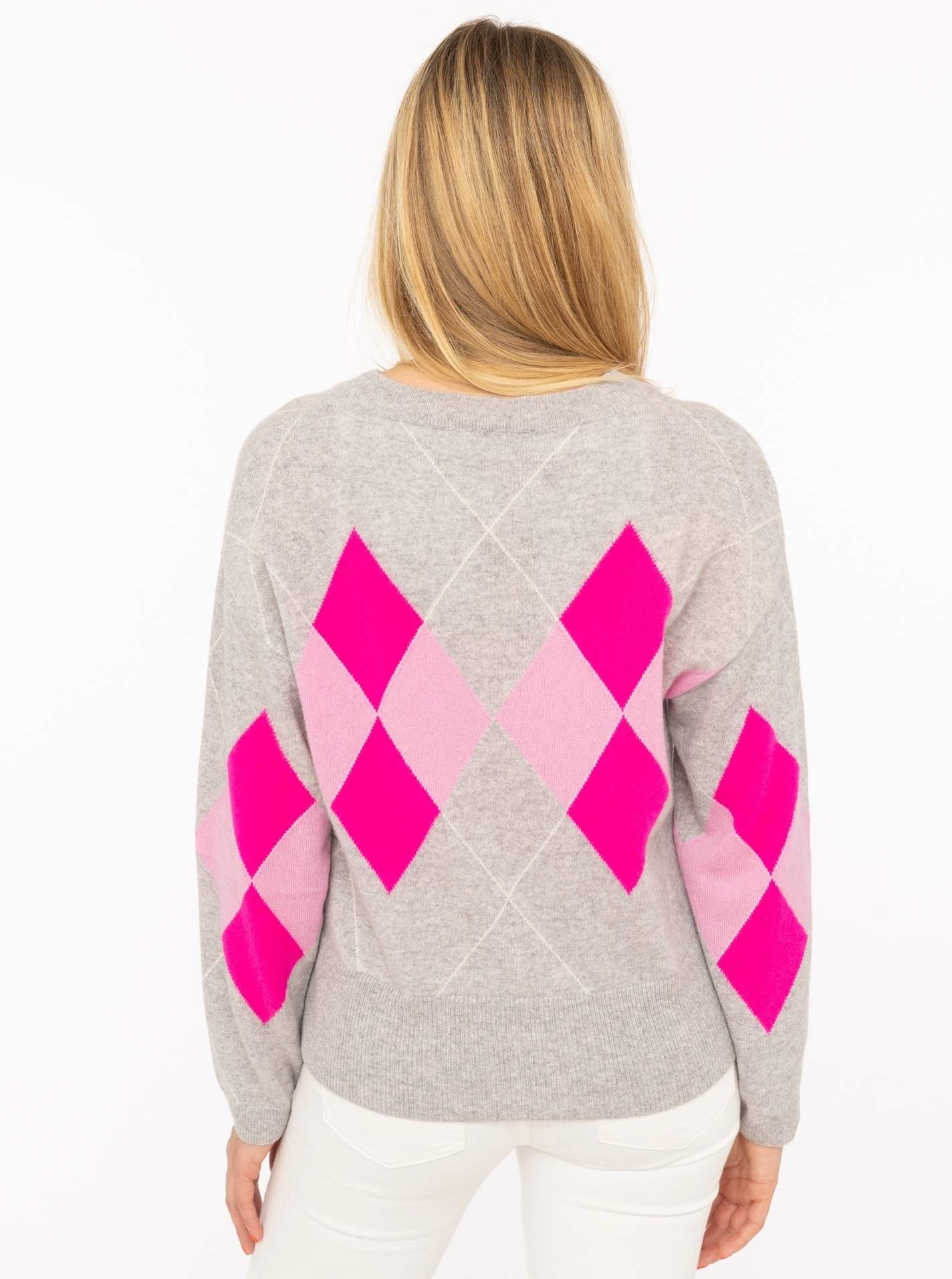 ? Zwillingsherz Pullover 100% Cashmere Lovely Argyle 