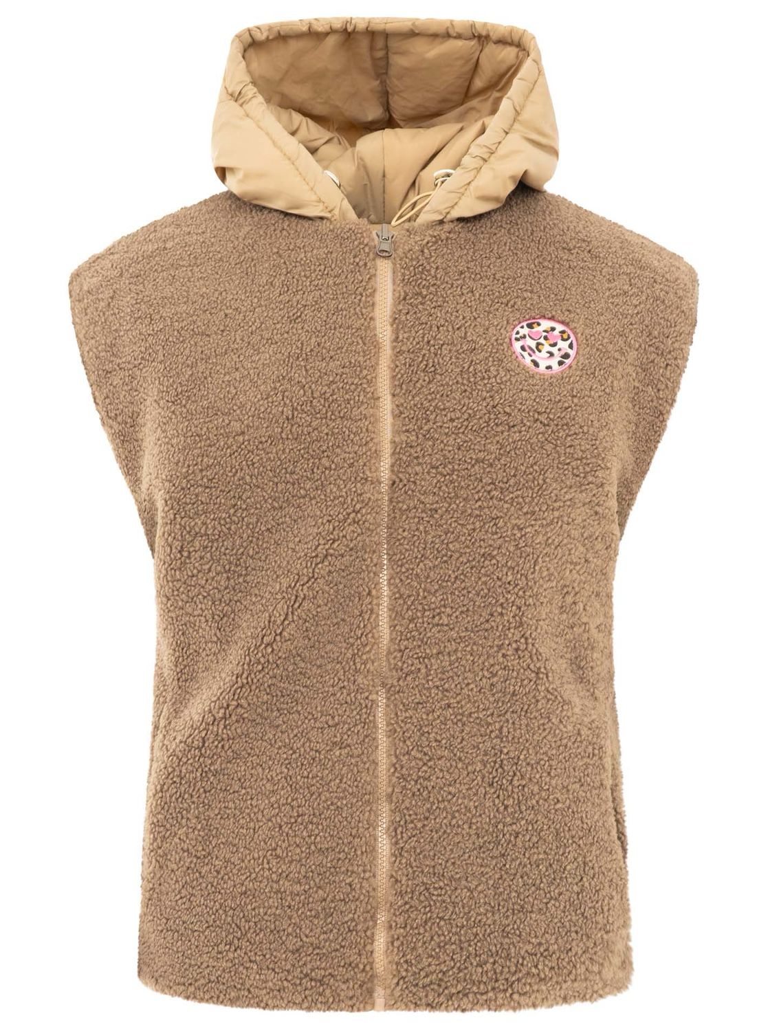 ? Zwillingsherz Wendeweste Teddy LOVE braun