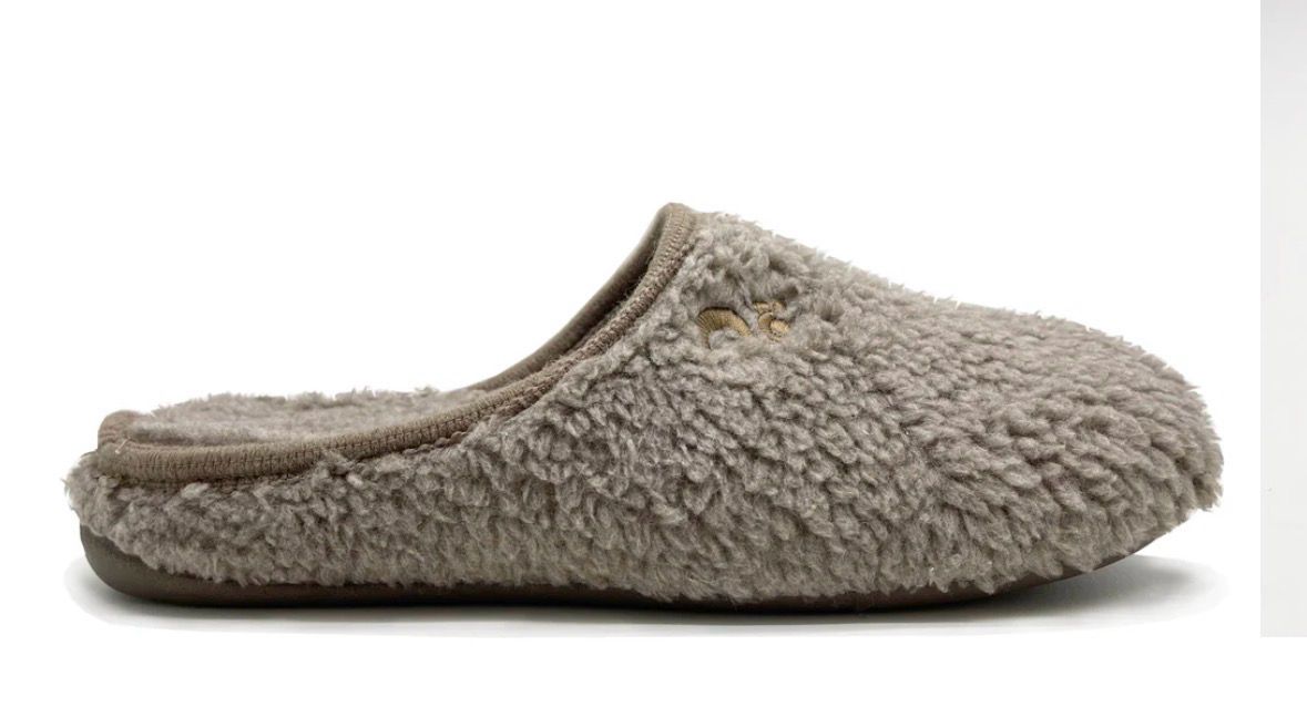 thies 1856 ® Eco vegan Teddy Slipper taupe