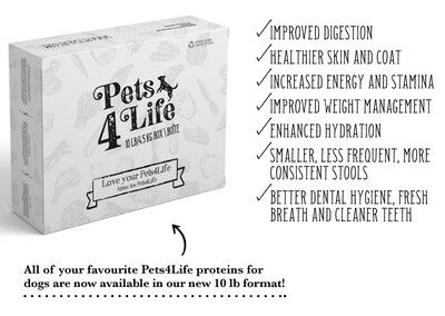 Pets 4 Life Dog Frozen Raw Box 10lbs