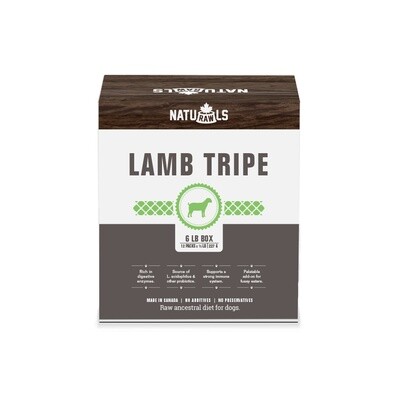 NatuRaw Frozenls - Lamb Tripe Raw Frozen Food for Dogs