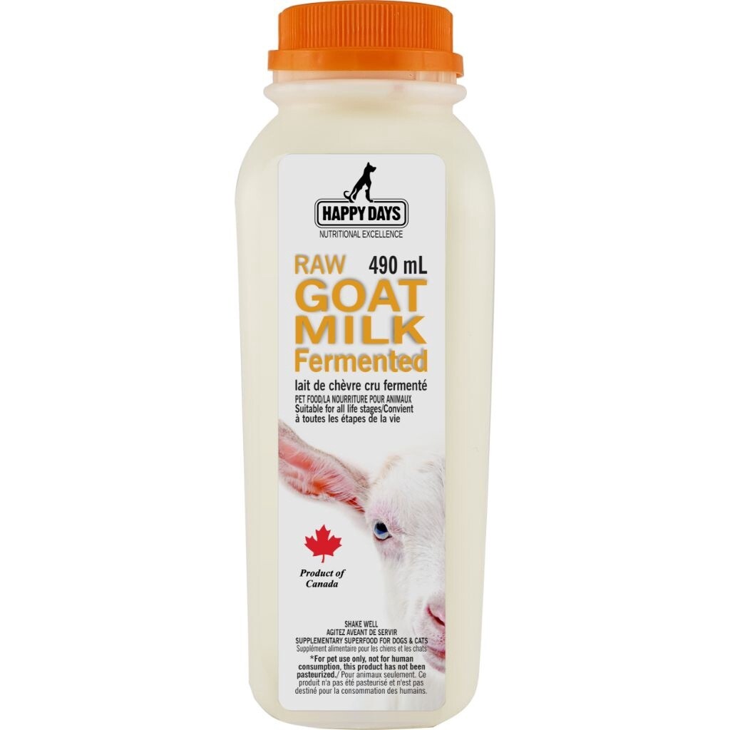 HAPPY DAYS DAIRIES - Frozen - Raw Frozen Fermented Goat Milk 490ml