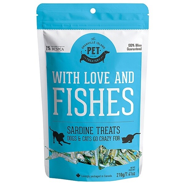 GRANVILLE ISLAND - With Love & Fishes Sardine Treats 210g