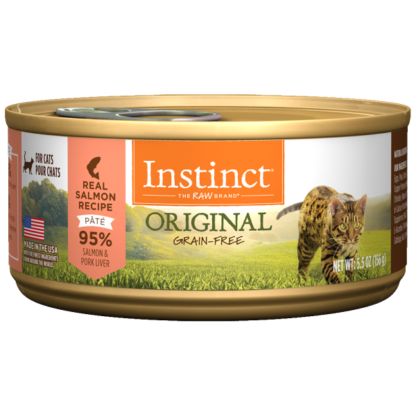 Instinct Cat Original GF WildCaught Salmon 5.5 oz Cans