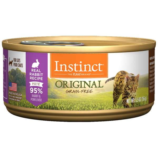 Instinct Cat Original GF FarmRaised Rabbit 5.5 oz Cans