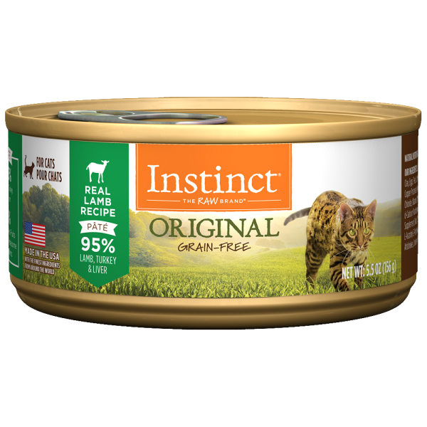 Instinct Cat Original GF GrassFed Lamb 5.5 oz Cans