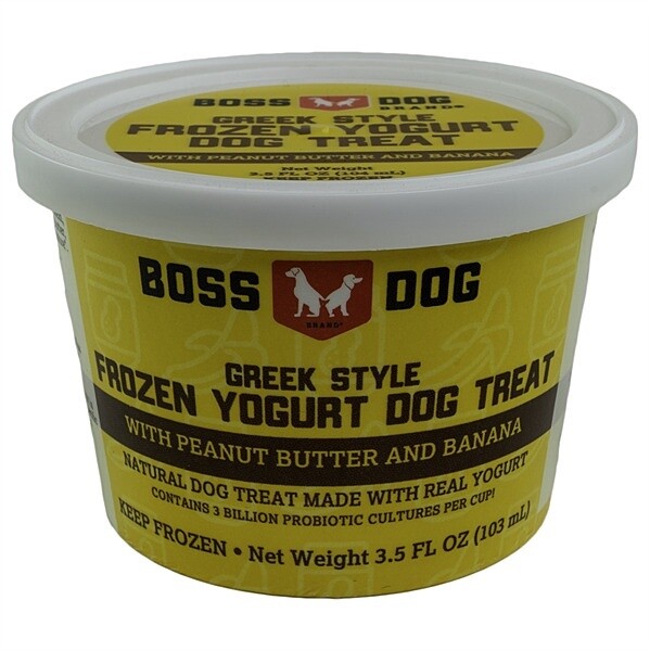 BOSS DOG Frozen Yogurt Peanut Butter & Banana 104ML