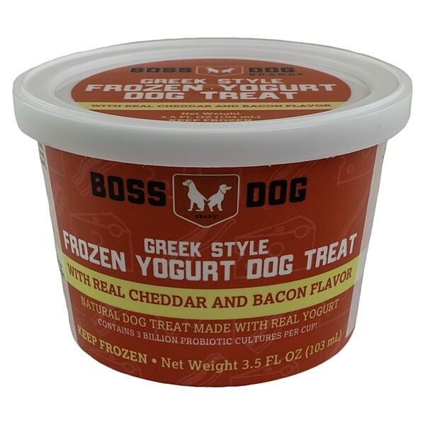 BOSS DOG Frozen Dog Yogurt Real Cheddar & Bacon 104ML