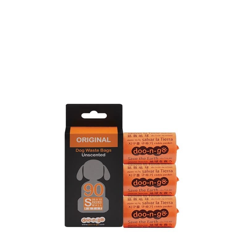 DOO N GO - Oxo-biodegradable Bag SMALL 8x10 Orange (S-180) 6pc