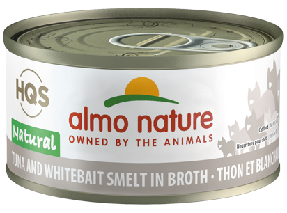 ALMO NATURE - Tuna & Whitebait Smelt in Broth 70GM | Cat