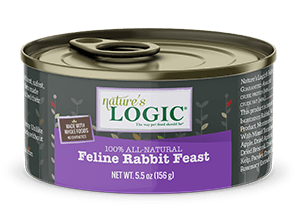 NATURES LOGIC Feline Rabbit Feast 156g