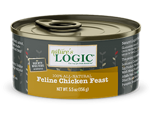 NATURES LOGIC Feline Chicken Feast 156g