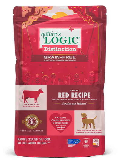 NATURES LOGIC - Distinction Grain Free Red  - 24lb
