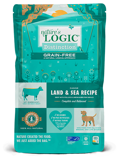 NATURES LOGIC - Distinction Grain Free Land & Sea - 24lb